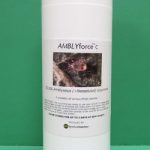 AMBLYforce C organic pest control product container against green background