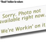 Image displaying a message stating that the photo is not currently available with a note saying "We're workin' on it.